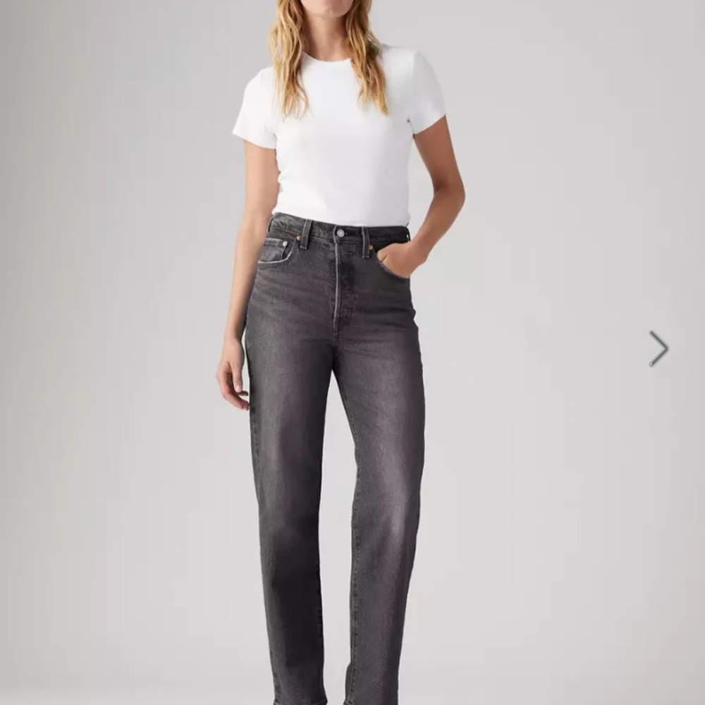 Levi’s ribcage straight ankle jeans
